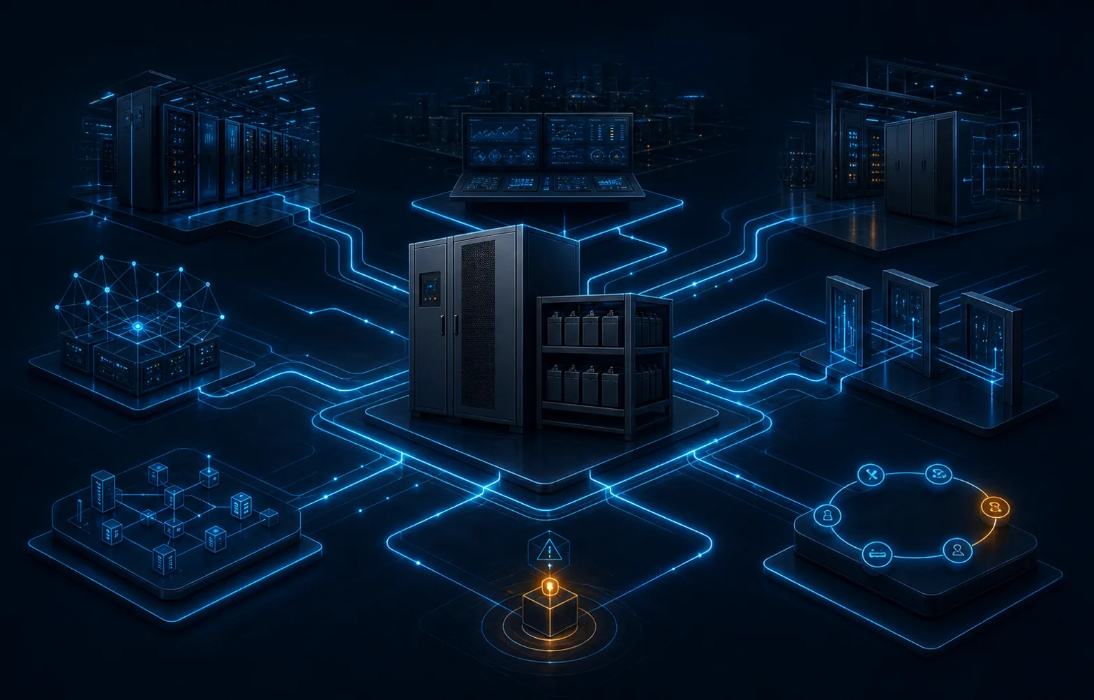 فرآیند بررسی اولیه درخواست UPS و ارجاع مشروط به پیمانکار مستقل